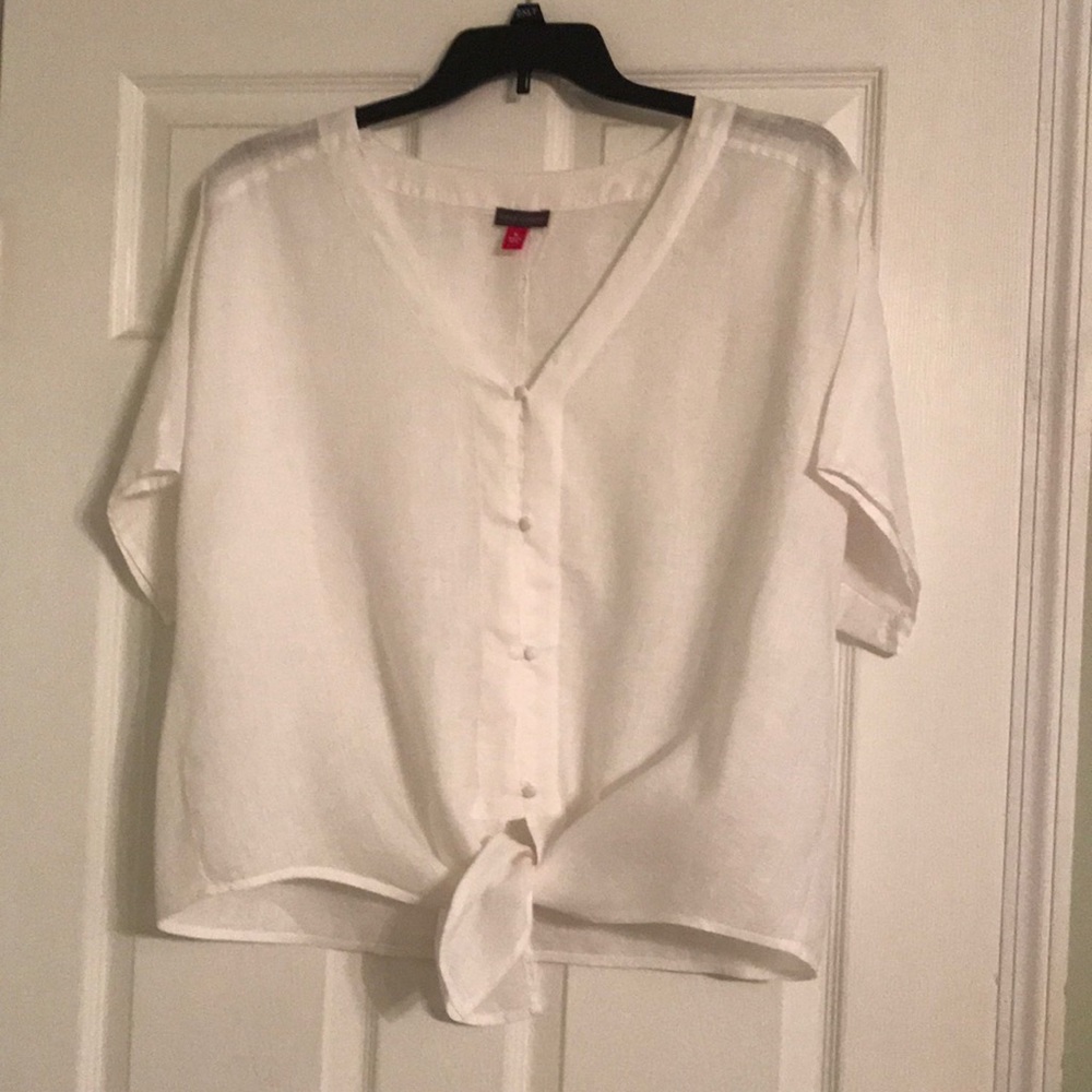 Vince Camuto linen top